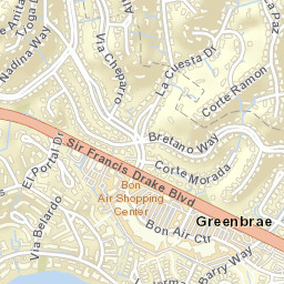 Green Brae California Street Map