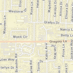 1918-1924 Alvina Dr Pleasant Hill CA Street Map