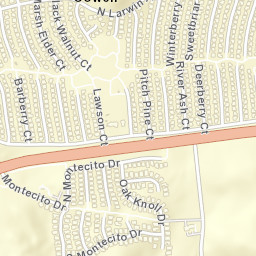 Cowell California Street Map