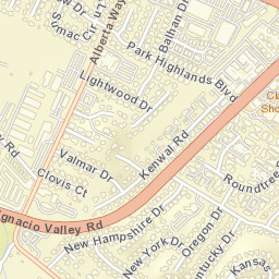 1344-1350 Sumac Cir Concord CA Street Map