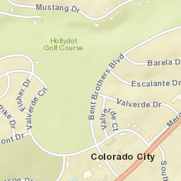 Colorado City Street Map
