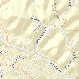 98 Brookwood Ct Lafayette, California Street Map