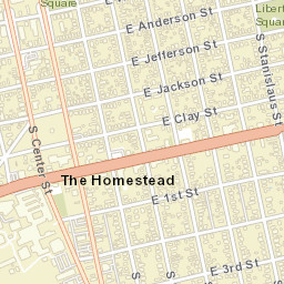 1300 South San Joaquin Street, Stockton Street Map