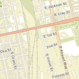 1618 Aurora St S Stockton, California Street Map