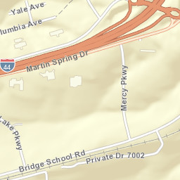 1444-1512 Martin Springs Drive, Rolla, MO Street Map