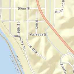 Guttenberg Street, Tell City, IN 47586, USA Street Map