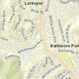 58 Madrone Ave, Larkspur, CA 94939, USA Street Map