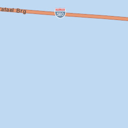 Richmond-San Rafael Bridge, San Rafael, CA Street Map