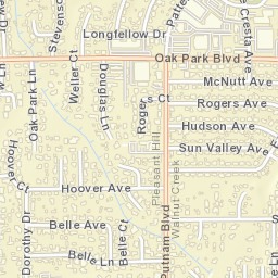 216 Douglas Ln Pleasant Hill CA Street Map