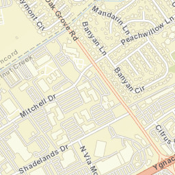 3255 Primrose Ln Walnut Creek CA Street Map