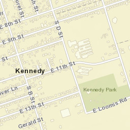 Kennedy California Street Map