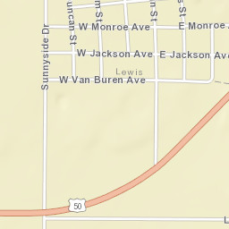 US-50 Lewis KS 67552 USA Street Map