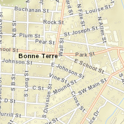 2-40 West School Street, Bonne Terre Street Map