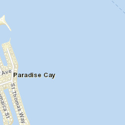 Paradise Cay California Street Map