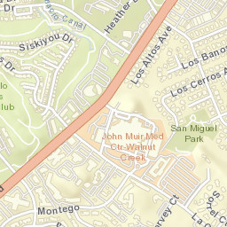 241 San Antonio Way Walnut Creek Street Map