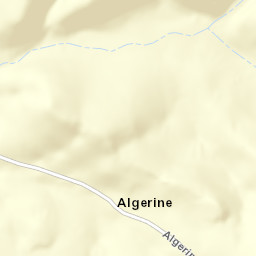 Algerine California Street Map
