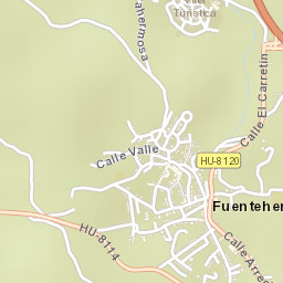 Fuenteheridos Street Map