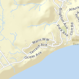 Bolinas California Street Map