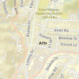 Alto California Street Map