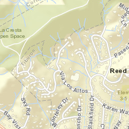 Reed California Street Map