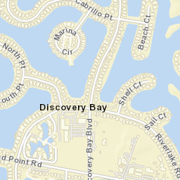 Discovery Bay California Street Map