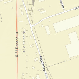 Ortega California Street Map