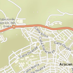 Aracena Street Map