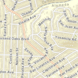 660 Vincente Ave, Berkeley, CA 94707 Street Map