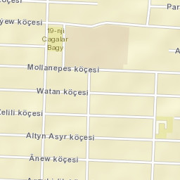 Annau Street Map