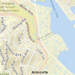 Almonte California Street Map