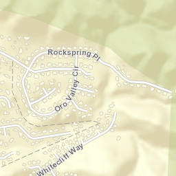 1743-1761 Rockspring Pl Walnut Creek Street Map