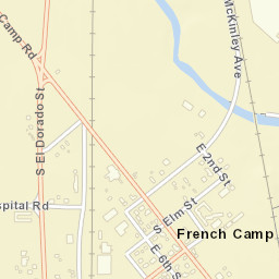 French Camp California Street Map