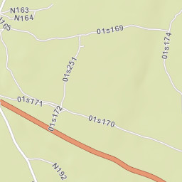 Mono Mills California Street Map