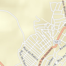 Aljustrel Street Map