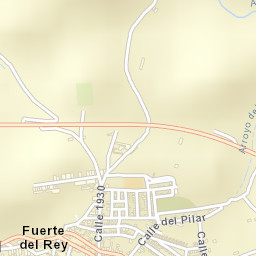 Fuerte del Rey Street Map