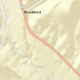 Bradford Colorado Street Map