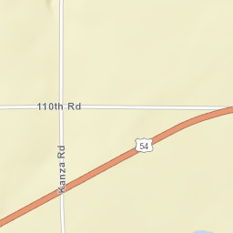 80th Road, Yates Center, KS 66783, USA Street Map