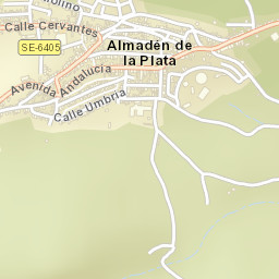 Almadén de la Plata Street Map
