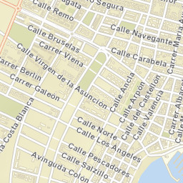 Torre de la Horadada Street Map