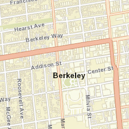 Berkeley, California Street Map