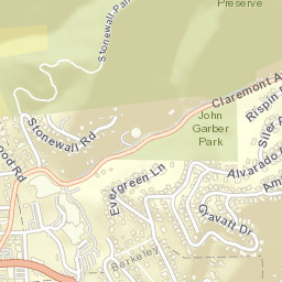 701-733 Alvarado Rd, Berkeley, CA Street Map