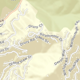 1079 Amito Dr, Berkeley, CA 94705 Street Map