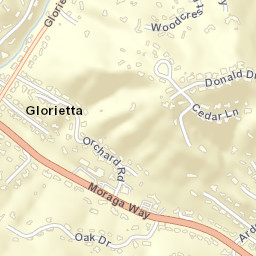 Glorietta California Street Map