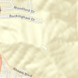 Rheem Valley California Street Map