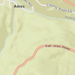 Ames Colorado Street Map