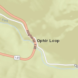 Ophir Loop Colorado Street Map