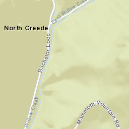 North Creede Colorado Street Map