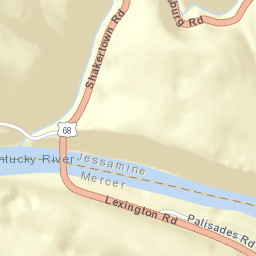 U.S. 68 Harrodsburg KY 40330 Street Map