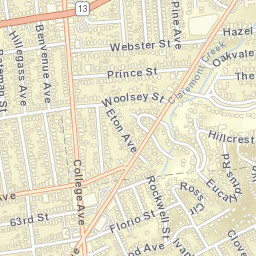 19 Claremont Crescent, Berkeley, CA Street Map