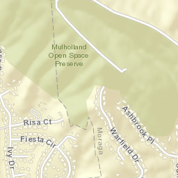 23 Risa Ct Orinda California Street Map